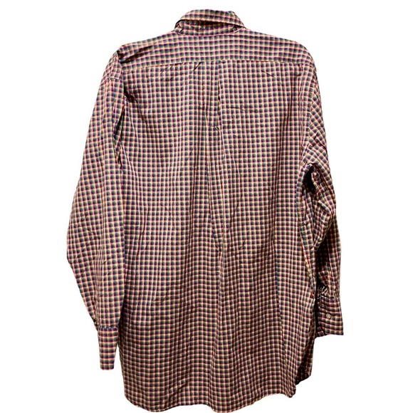 Very Nice Daniel Cremieux Fine Italian Fabric Plaid Button Down Size M - Picture 4 of 5